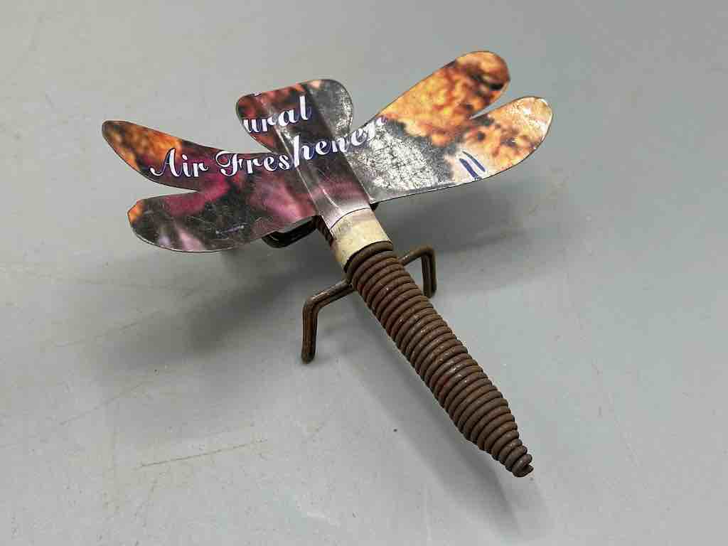 Recycled Metal Coiled Wire Decor African Dragonfly Insect