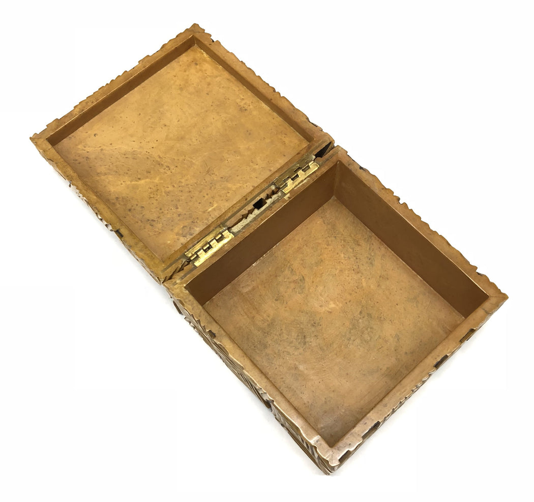 Multiple Square Design - Square Soapstone Trinket Decor Box
