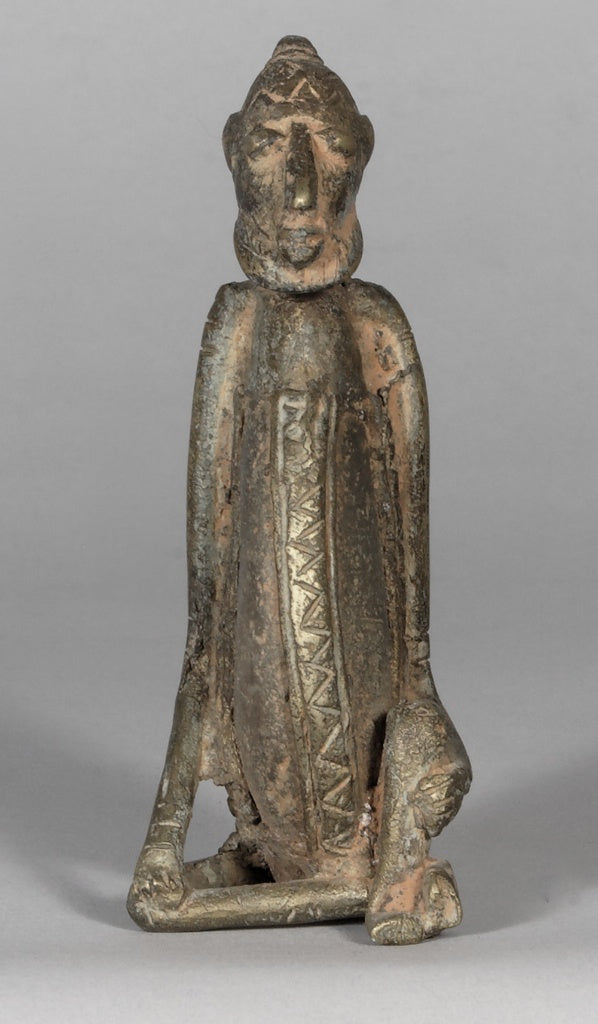 Dogon brass/stone man - Mali