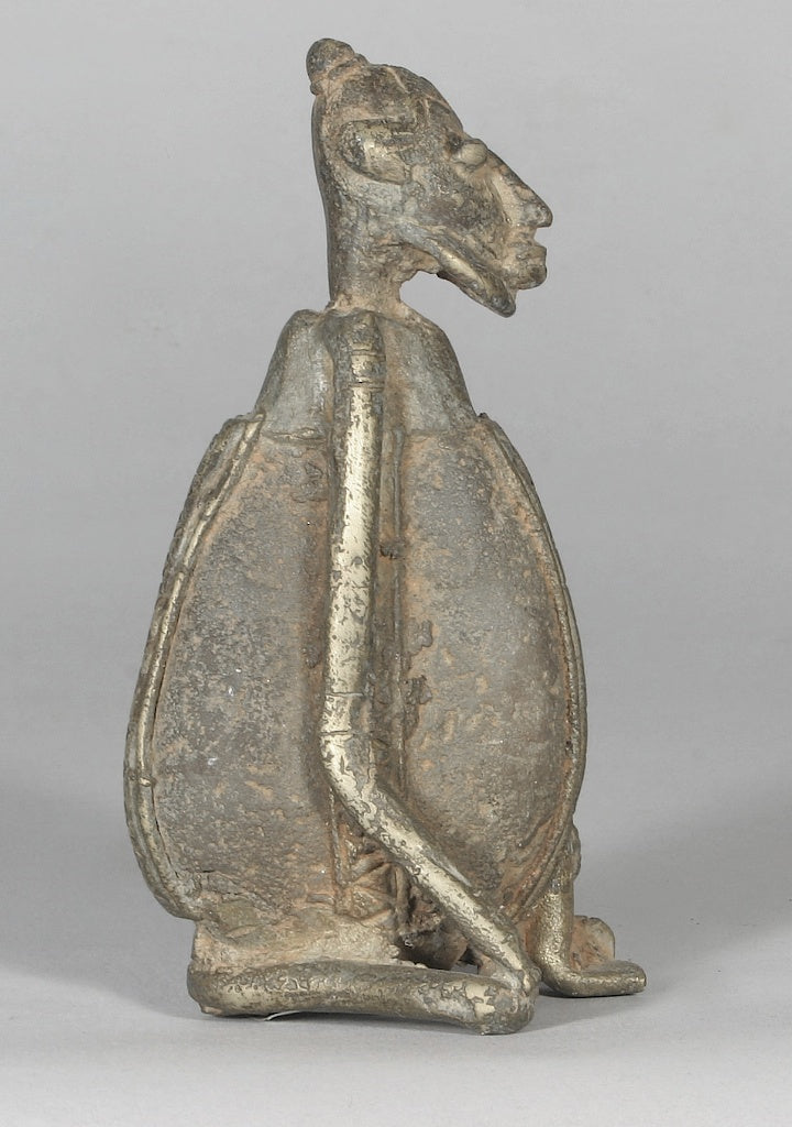 Dogon brass/stone man - Mali