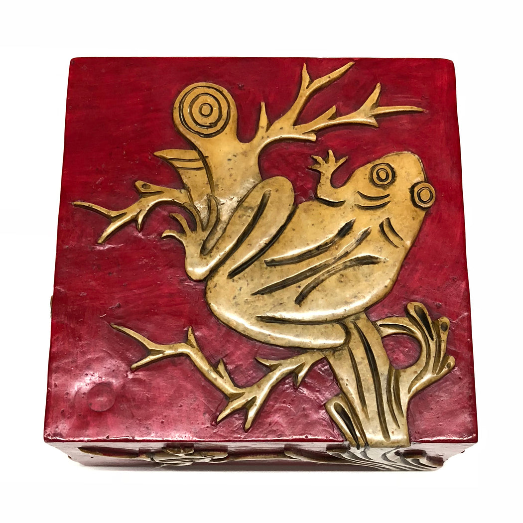 Frog Decorative Trinket Decor Box - Niger Bend