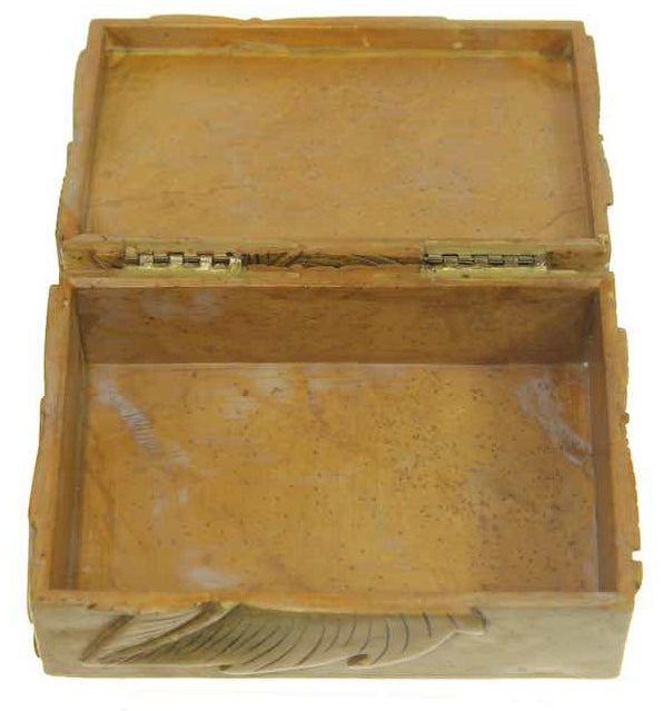 Bug and Plant Soapstone Trinket Decor Box & Drawer - Niger Bend