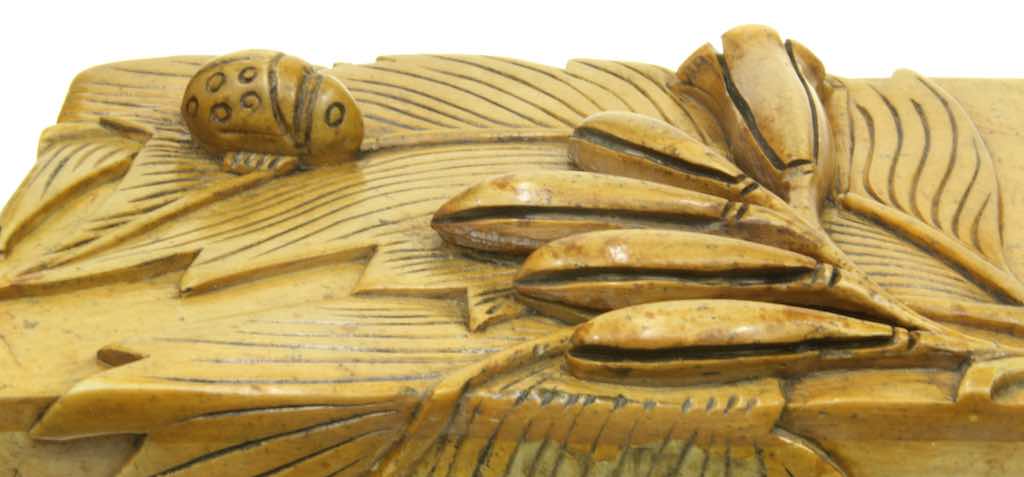 Bug and Plant Soapstone Trinket Decor Box & Drawer - Niger Bend