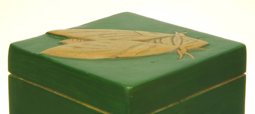 Cicada Design - Small Square Soapstone Trinket Decor Box
