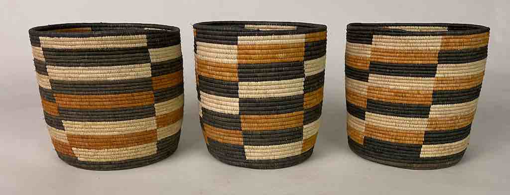 5x6” stretched checkerboard Batwa basket