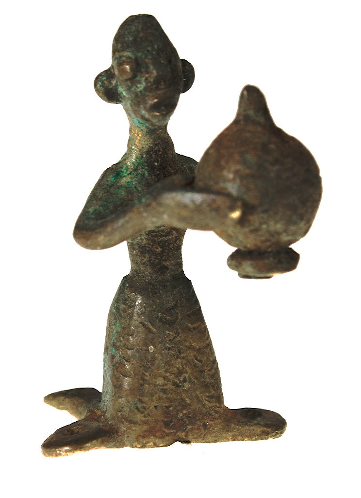 Brass Fon asen woman figure