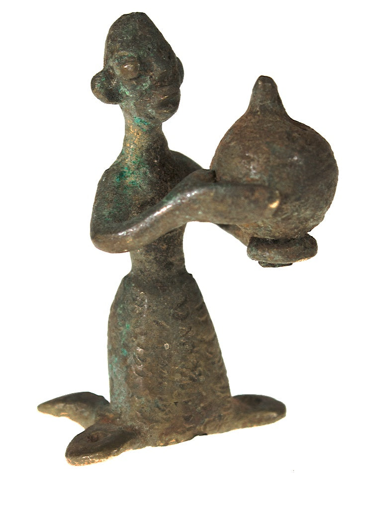 Brass Fon asen woman figure