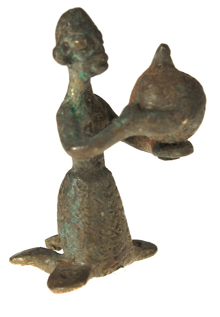 Brass Fon asen woman figure