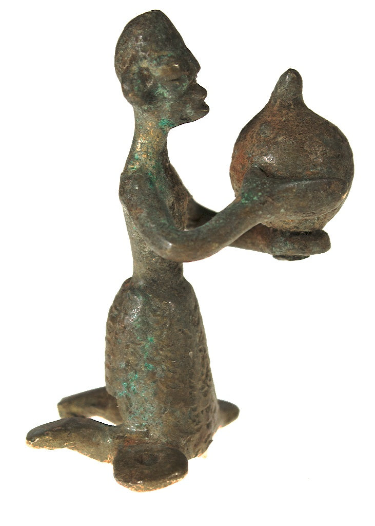 Brass Fon asen woman figure