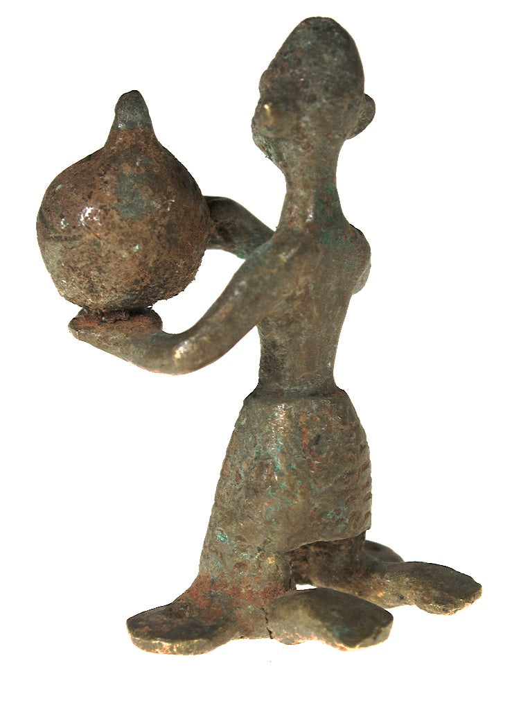 Brass Fon asen woman figure