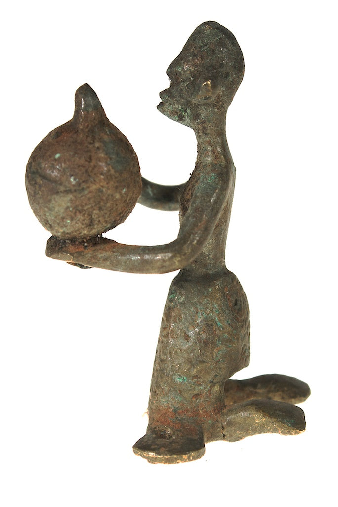 Brass Fon asen woman figure