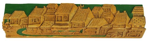 Vietnamese Street Design - Long Soapstone Trinket Decor Pencil Box