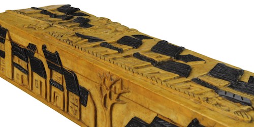 Vietnamese Street Design - Long Soapstone Trinket Decor Pencil Box