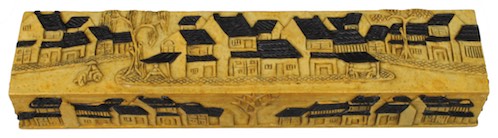 Vietnamese Street Design - Long Soapstone Trinket Decor Pencil Box