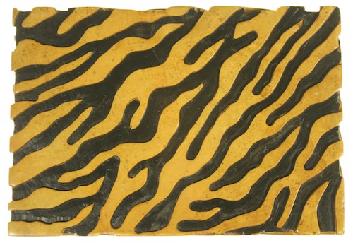 Zebra Motif Soapstone Trinket Decor Box