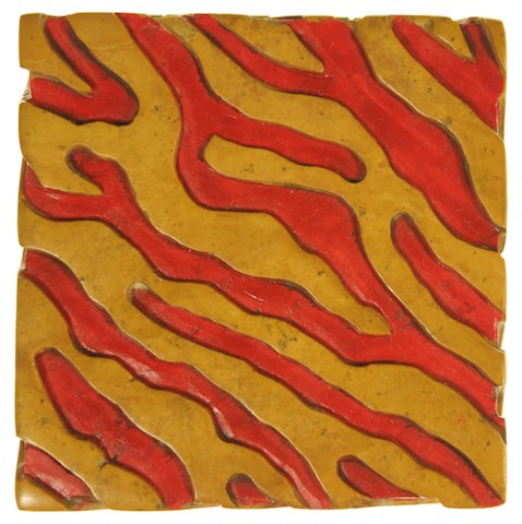 Zebra Motif Soapstone Trinket Decor Box