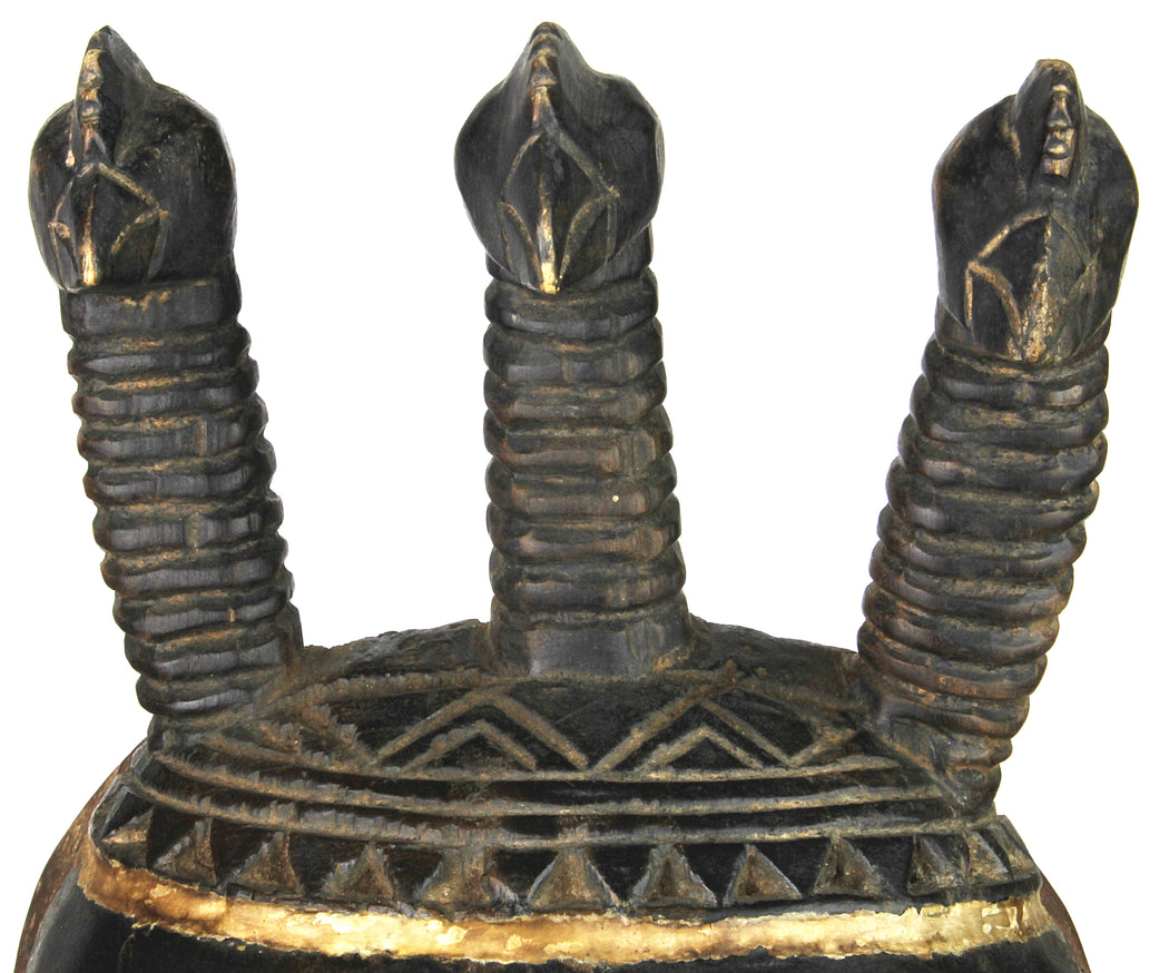Authenticated Ceremonial African Yaure Tribal Mask - Niger Bend
