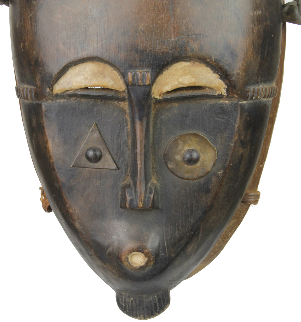 Authenticated Ceremonial African Yaure Tribal Mask - Niger Bend