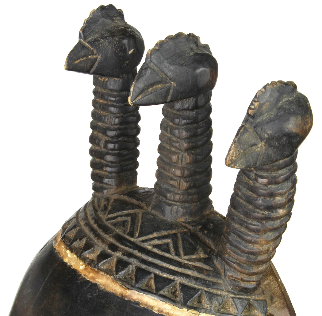 Authenticated Ceremonial African Yaure Tribal Mask - Niger Bend