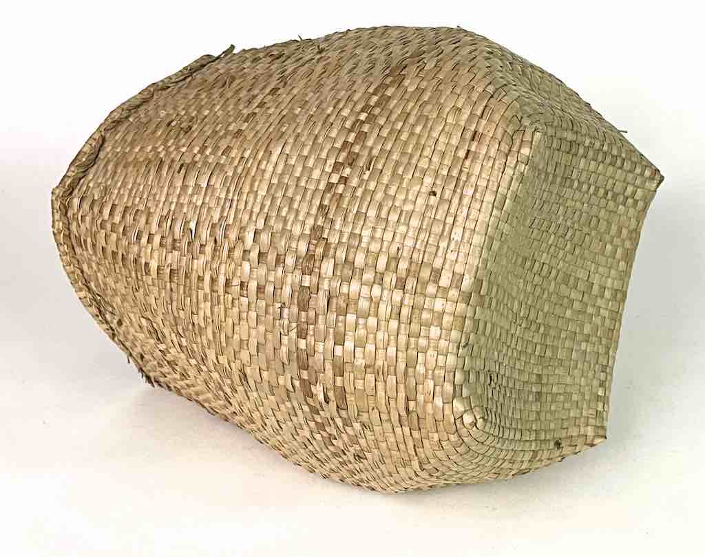 Handwoven Flexible Small Cylindrical Swampgrass Basket