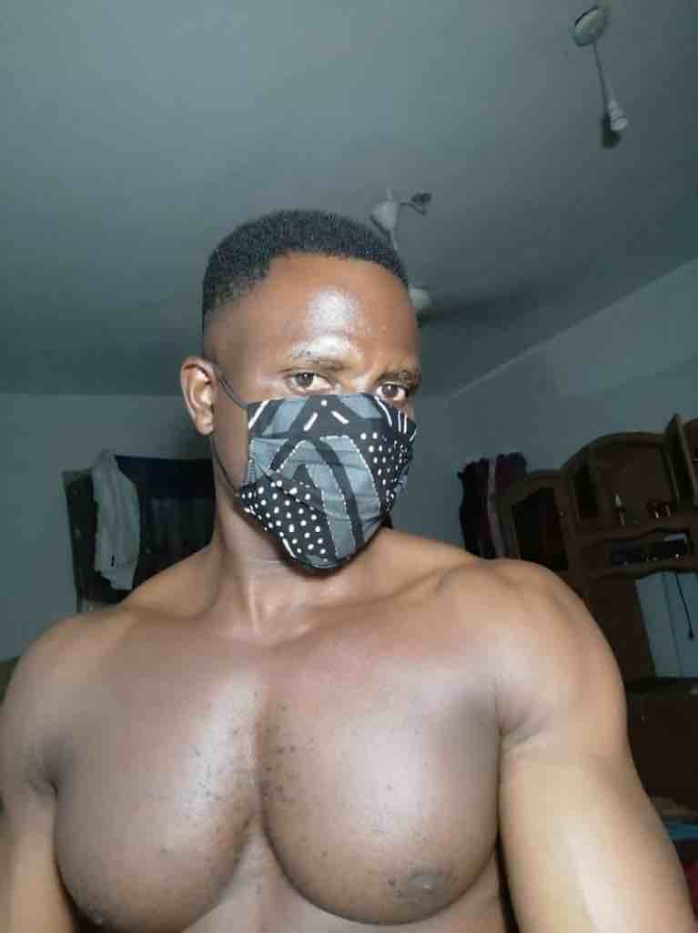 100% Cotton Dutch Wax Print Ghanaian African Mudcloth Face Mask