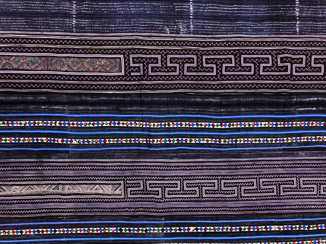 Vintage Hmong Textile (82"x 65") - Niger Bend