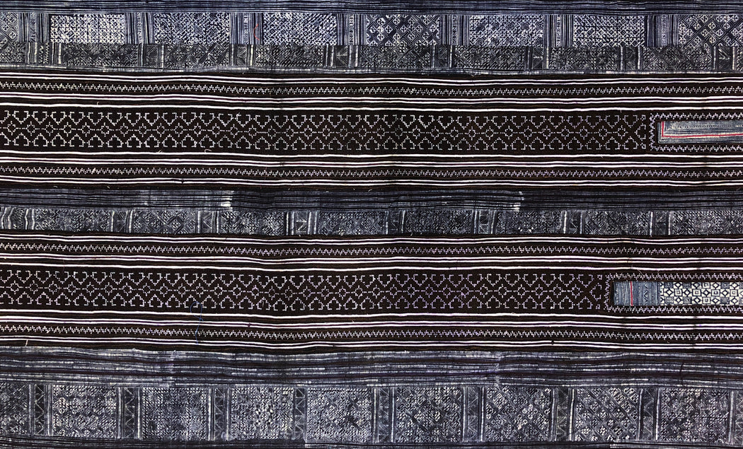 Vintage Hmong Textile (81"x 54") - Niger Bend