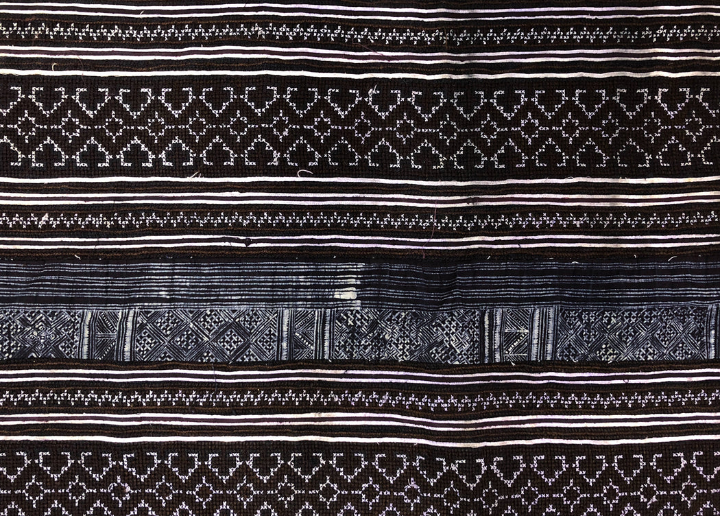 Vintage Hmong Textile (81"x 54") - Niger Bend