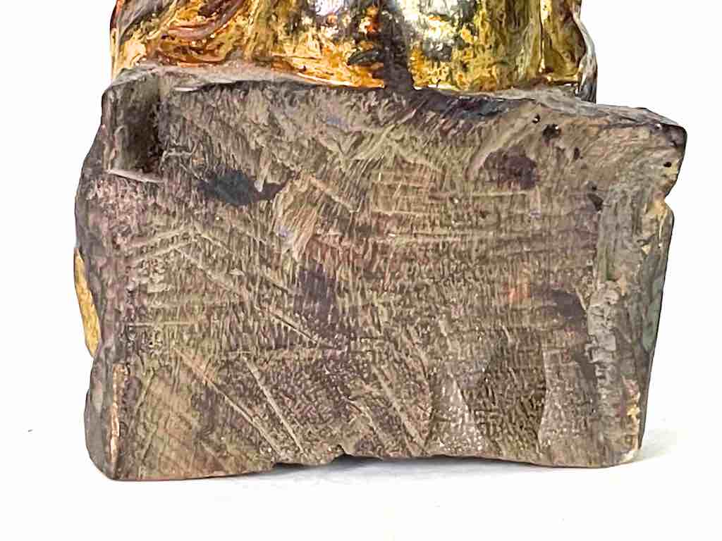 Antique Gold Color Vietnamese Buddha Statue