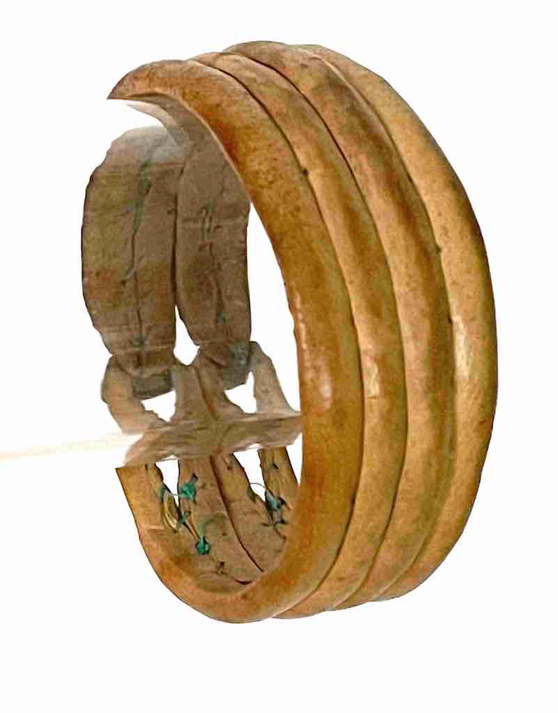 Wide Natural Leather Bracelet - 2 Versions