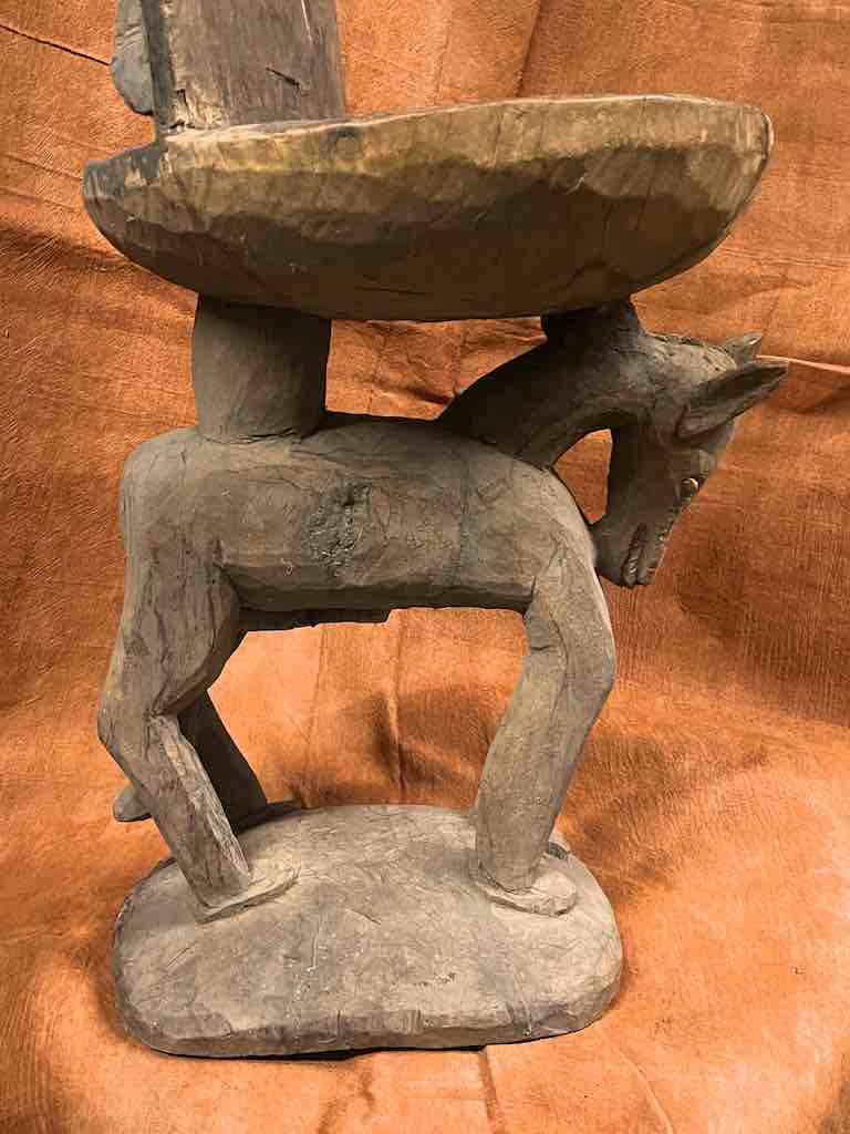 Bamana Chair – tall back – horse base - Mali