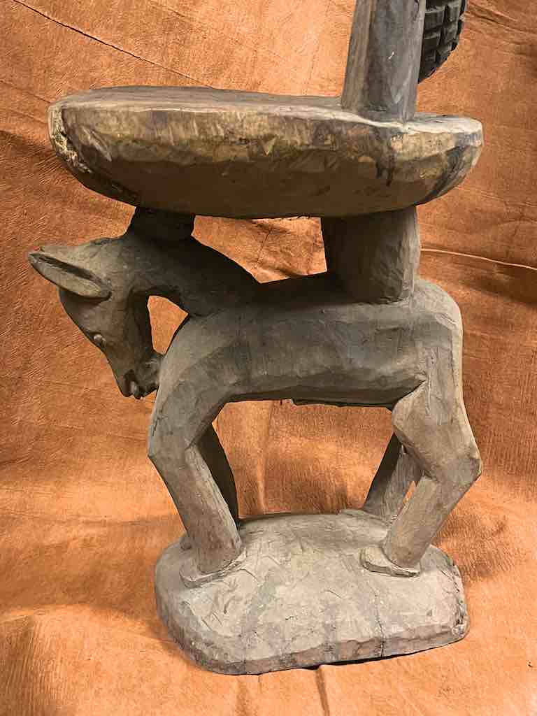 Bamana Chair – tall back – horse base - Mali