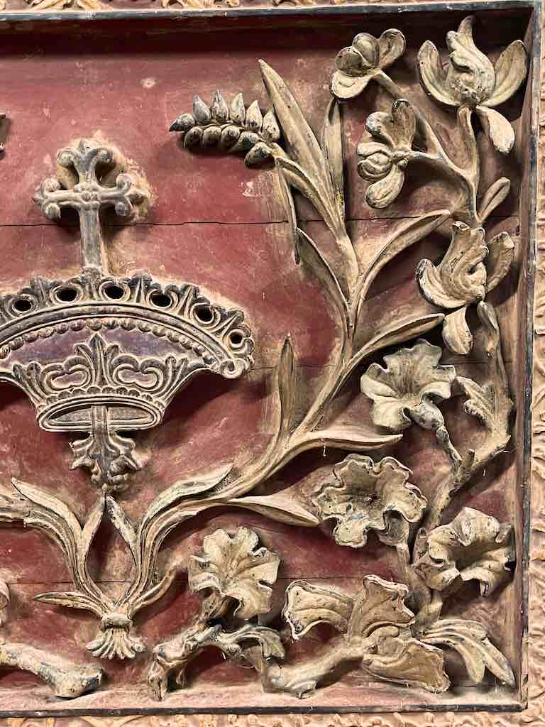 Vintage Vietnamese Bas-Relief Christian Tableau