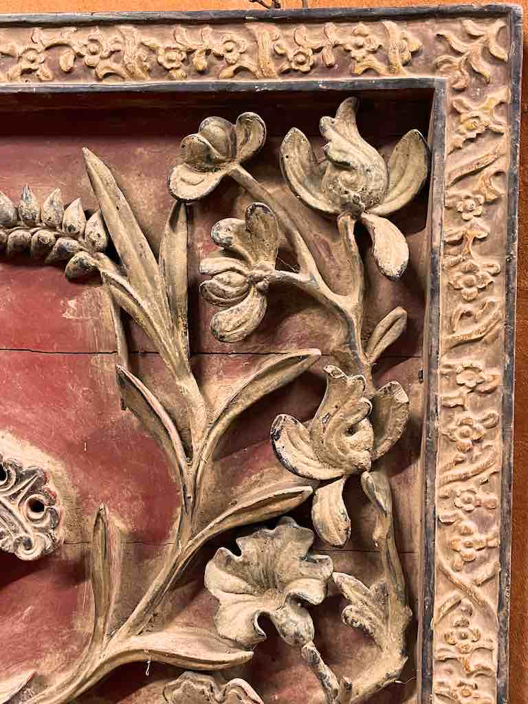 Vintage Vietnamese Bas-Relief Christian Tableau