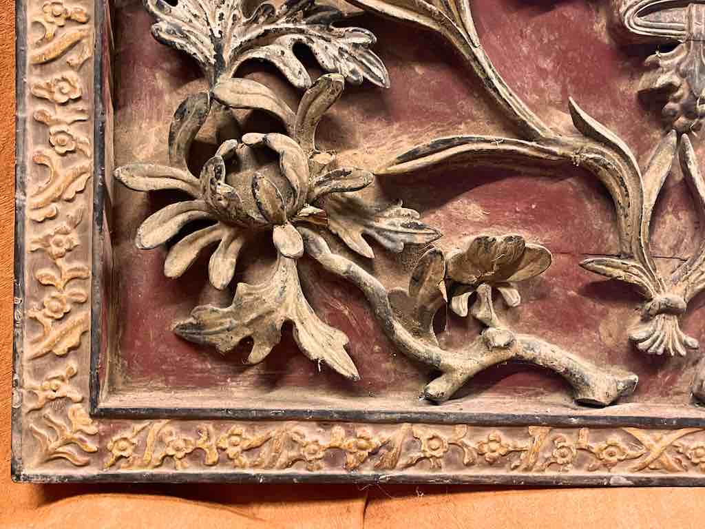 Vintage Vietnamese Bas-Relief Christian Tableau