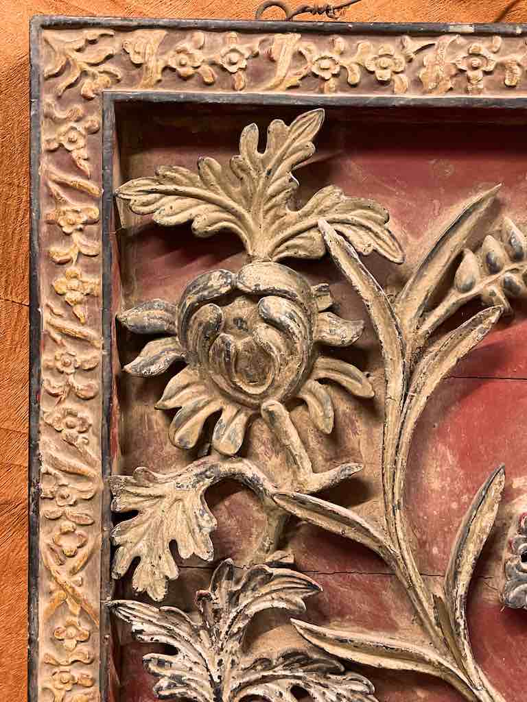 Vintage Vietnamese Bas-Relief Christian Tableau