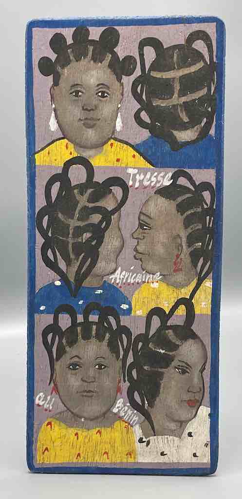 Small 6-Head Contemporary Beauty Salon Sign - Benin