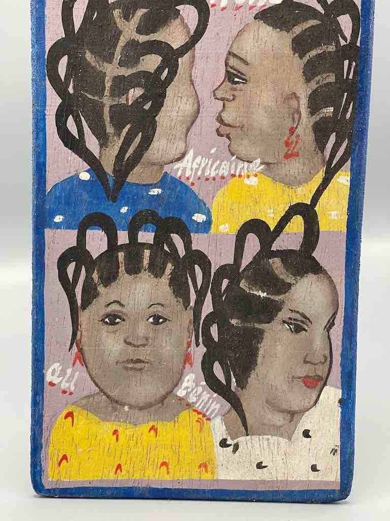 Small 6-Head Contemporary Beauty Salon Sign - Benin