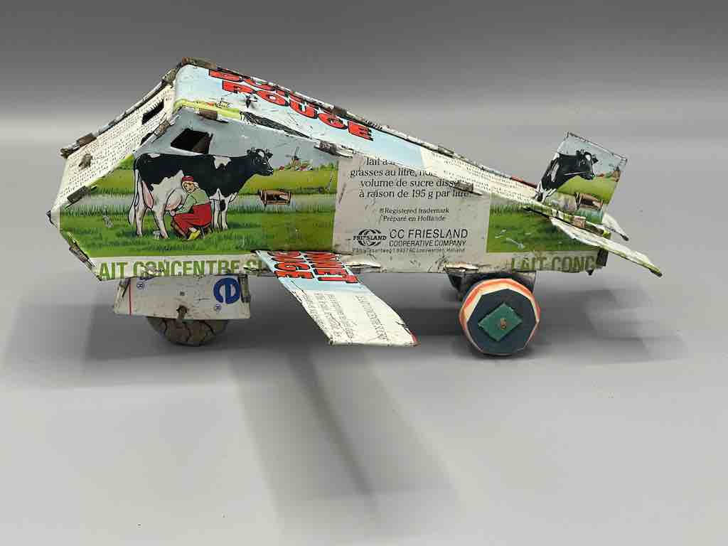 African Recycled Metal Can Toy Airplane - Burkina Faso