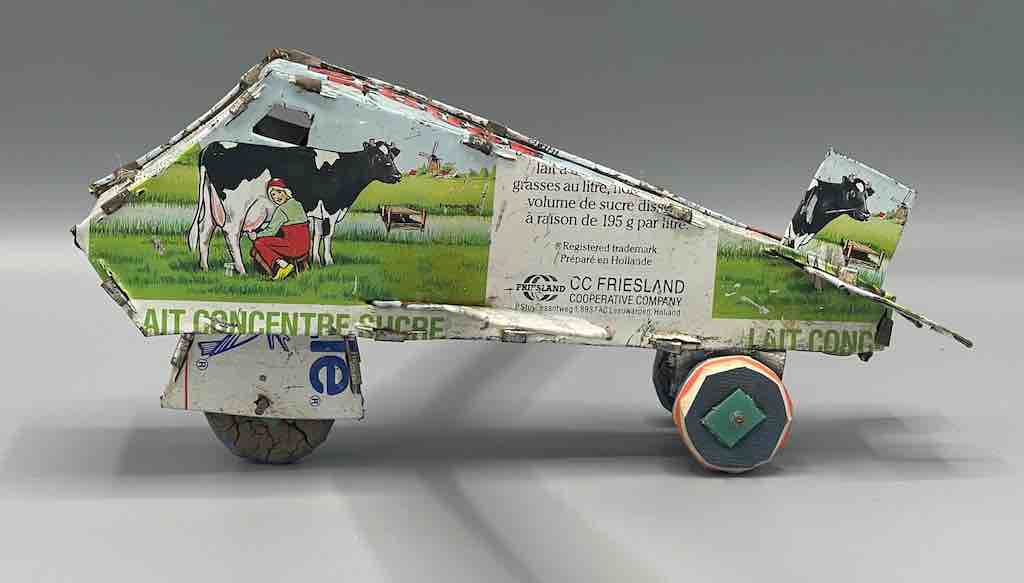African Recycled Metal Can Toy Airplane - Burkina Faso