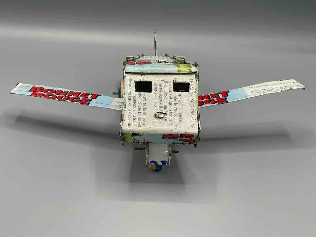 African Recycled Metal Can Toy Airplane - Burkina Faso