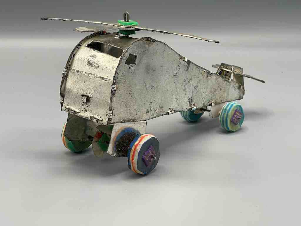 African Recycled Metal Can Toy Helicopter - Burkina Faso
