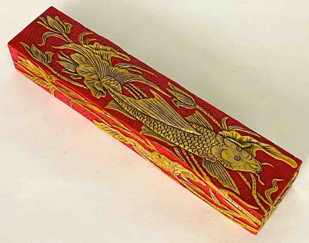 Carp Design - Large Rectangle Soapstone Trinket Decor Box