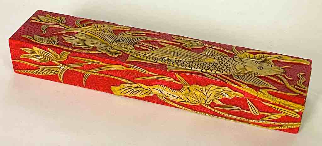 Carp Design - Large Rectangle Soapstone Trinket Decor Box