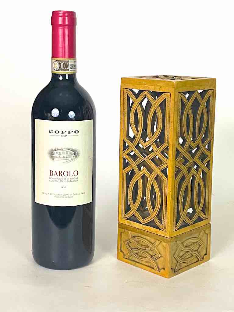 Latticed Square Tall Soapstone Candle Lanterns - 2 sizes