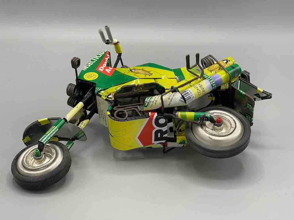 African Recycled Metal Can Toy Motorcycle - Burkina Faso