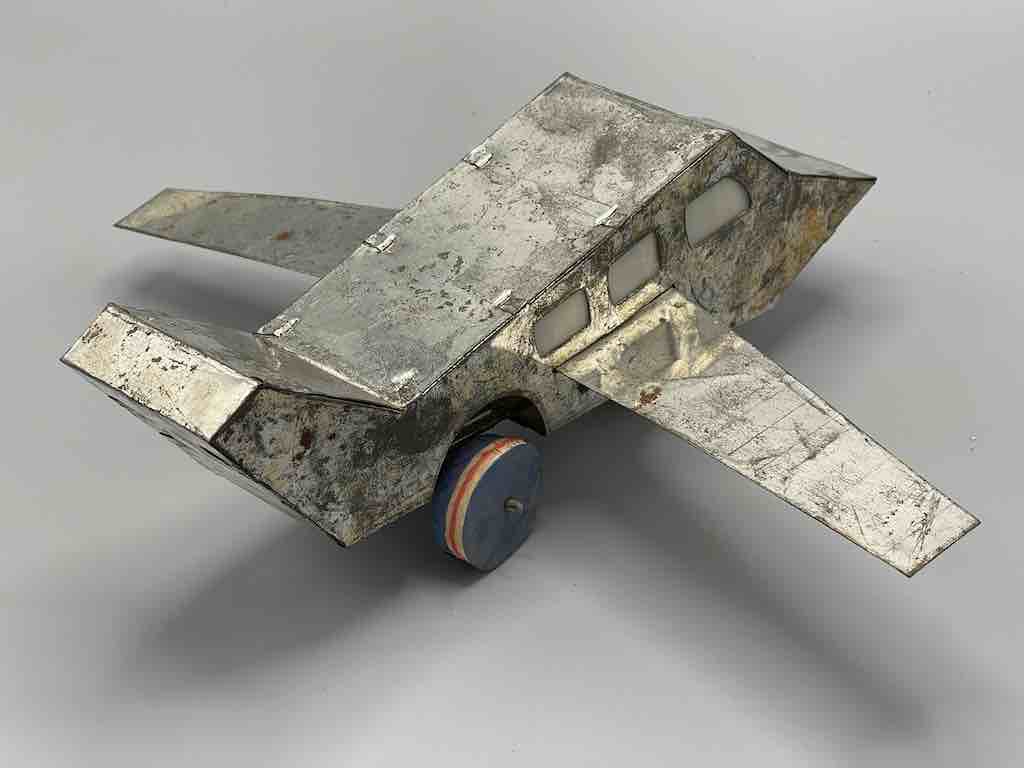 African Recycled Metal Can Toy Airplane - Burkina Faso