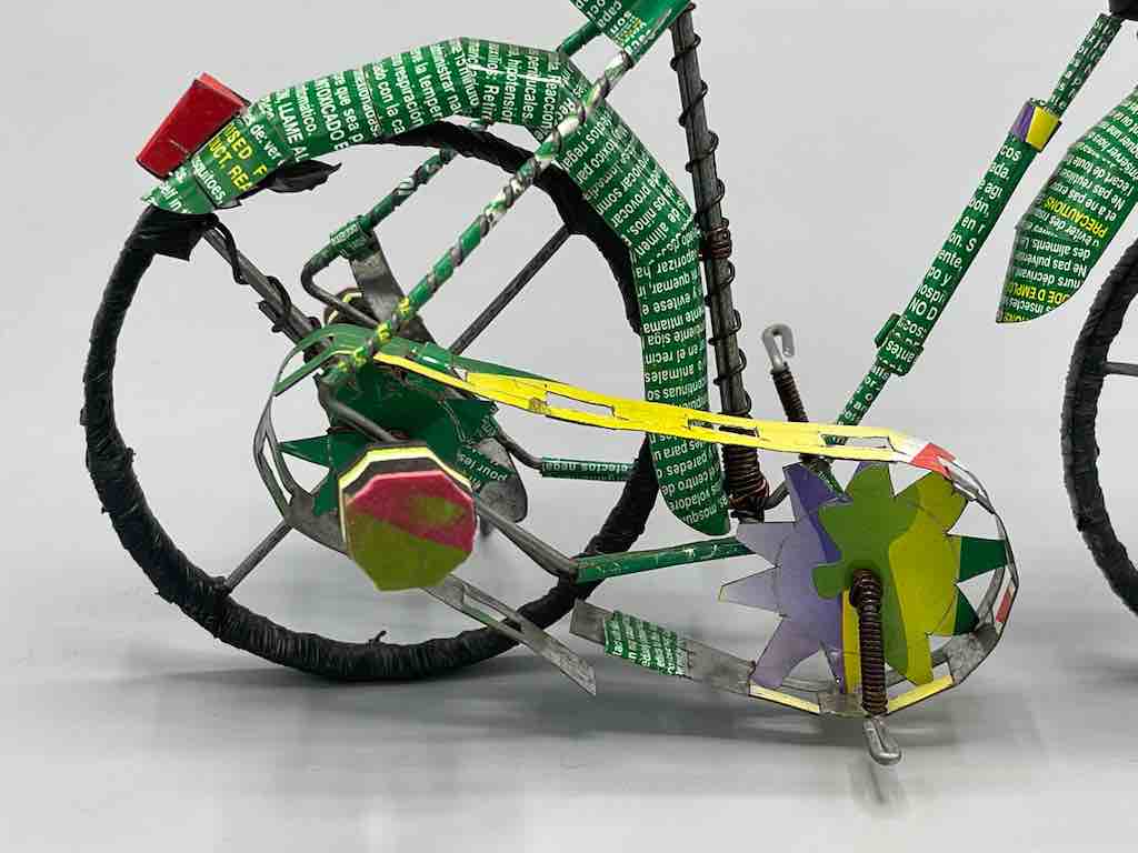African Recycled Wire Cloth Seat Toy Racing Bike - Burkina Faso
