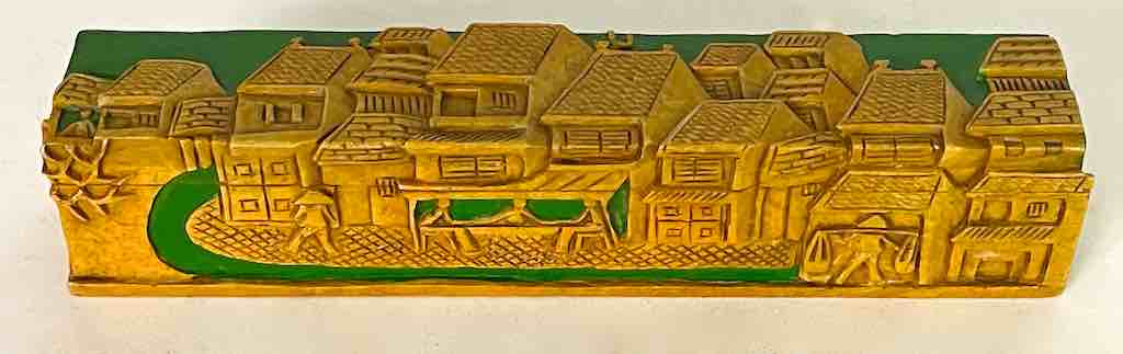 Vietnamese Street Design - Long Soapstone Trinket Decor Pencil Box