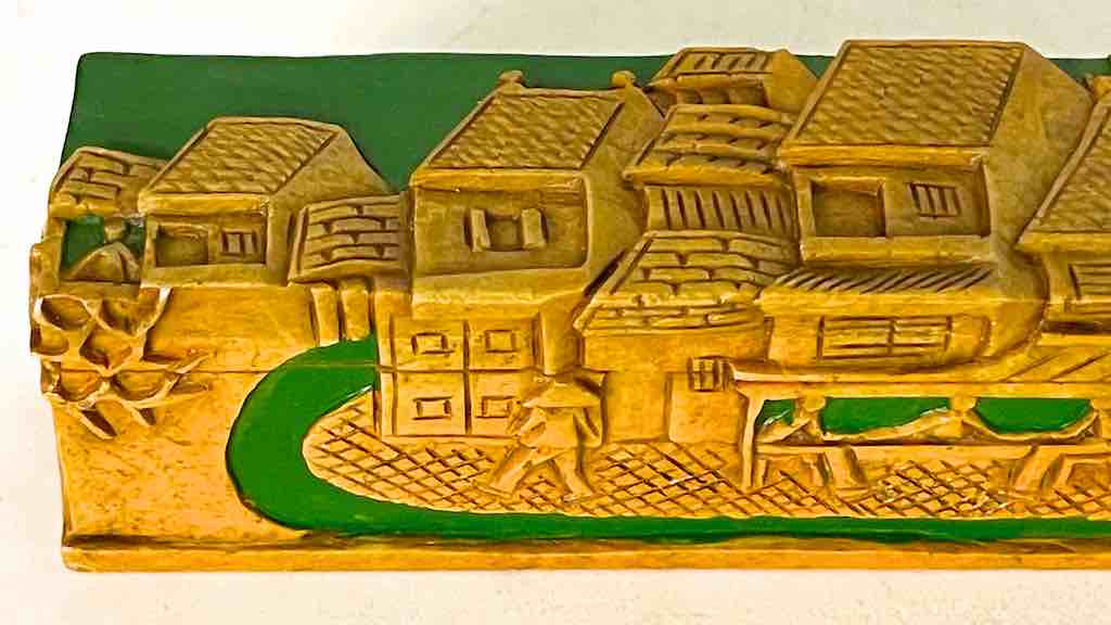 Vietnamese Street Design - Long Soapstone Trinket Decor Pencil Box